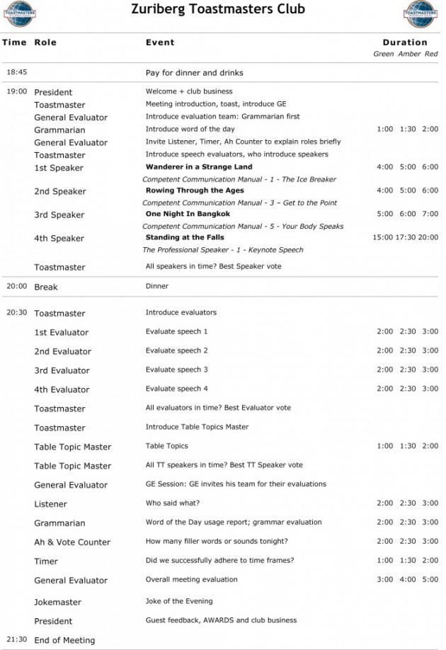 toastmaster meeting agenda template