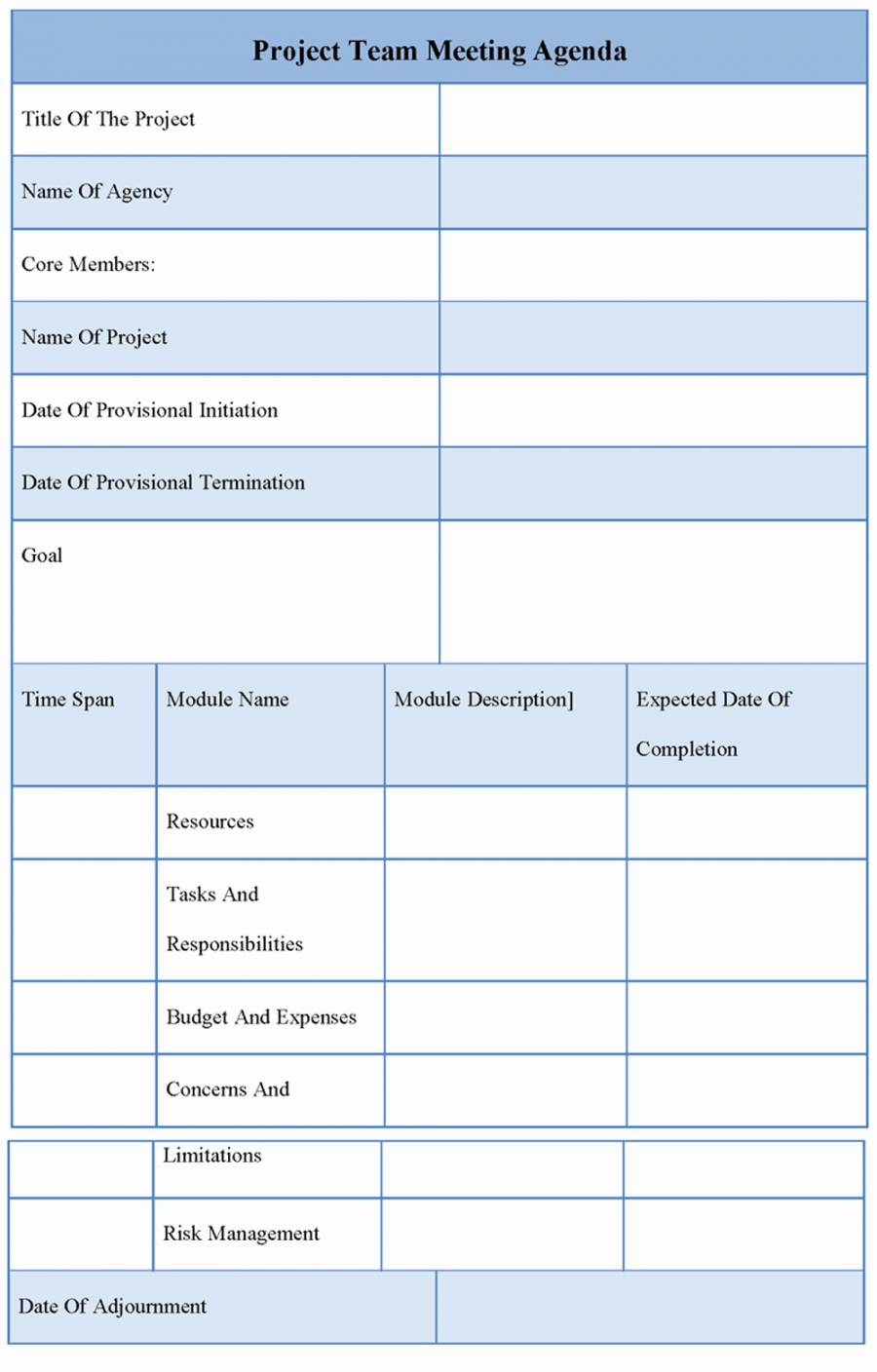 editable awesome project meeting agenda template  audiopinions project status meeting agenda template excel