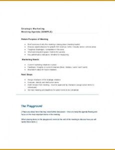 editable printable marketing meeting agenda template in 2021 marketing meeting agenda template example