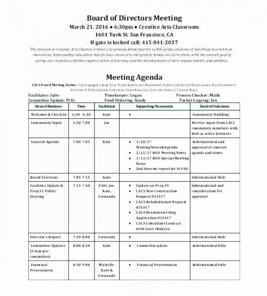 free free non profit board meeting minutes template in 2021 nonprofit board agenda template sample