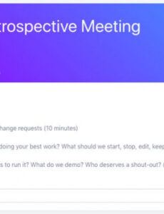 free sprint retrospective meeting agenda template  meeting sprint review meeting agenda template example