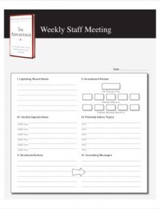 printable meeting agenda template  11 free printable word pdf employee meeting weekly team meeting agenda template example