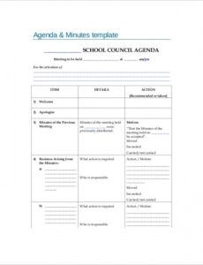 11 blank meeting agenda templates  free sample example meeting agenda minutes template