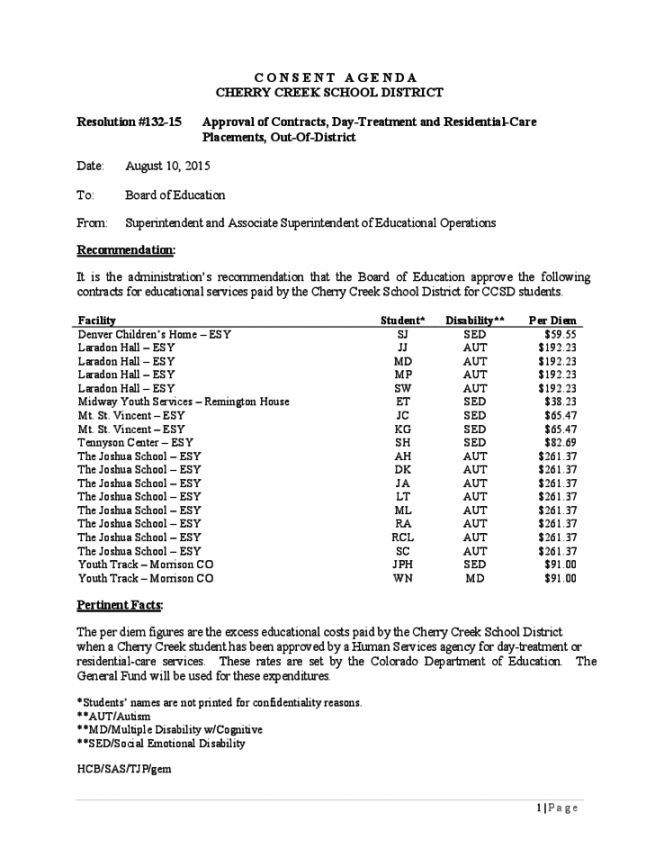 Board Of Education Regular Meeting Agenda Free Download Recurring