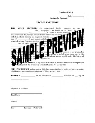 canada promissory note with monthly payments compound promissory note template wisconsin sample