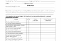 consent  treatment forms call center note taking template