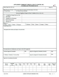 counseling progress note template   notes template progress note template soap pdf