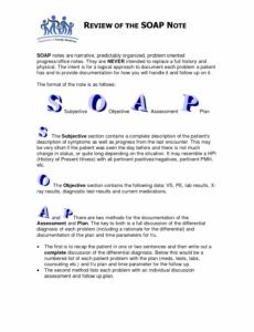 counseling session notes template  7 best images of soap note template massage doc