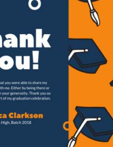 customize 24 graduation thank you card templates online grad party thank you note template example