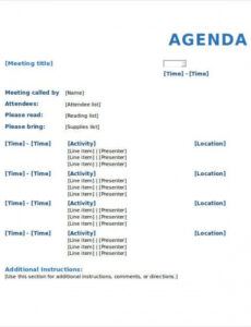 editable 10 meeting agenda samples  free sample example format meeting agenda with notes template sample