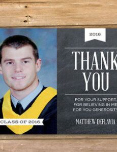 editable 13 graduation thank you cards  design trends  premium graduation gift thank you note template sample