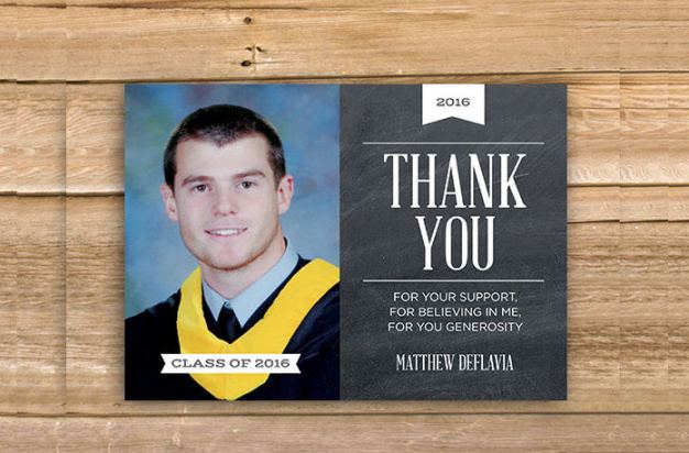 Graduation Gift Thank You Note Template