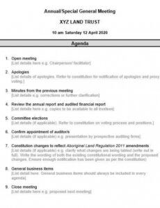 editable 17 free monthly meeting agenda templates  ms office quarterly meeting agenda template