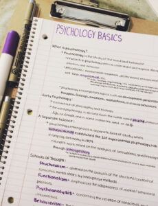 editable aspiring to inspire · taking some basic psychology notes cute note taking template pdf