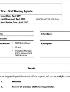 editable free 4 staff meeting agenda samples in pdf teacher team meeting agenda template word
