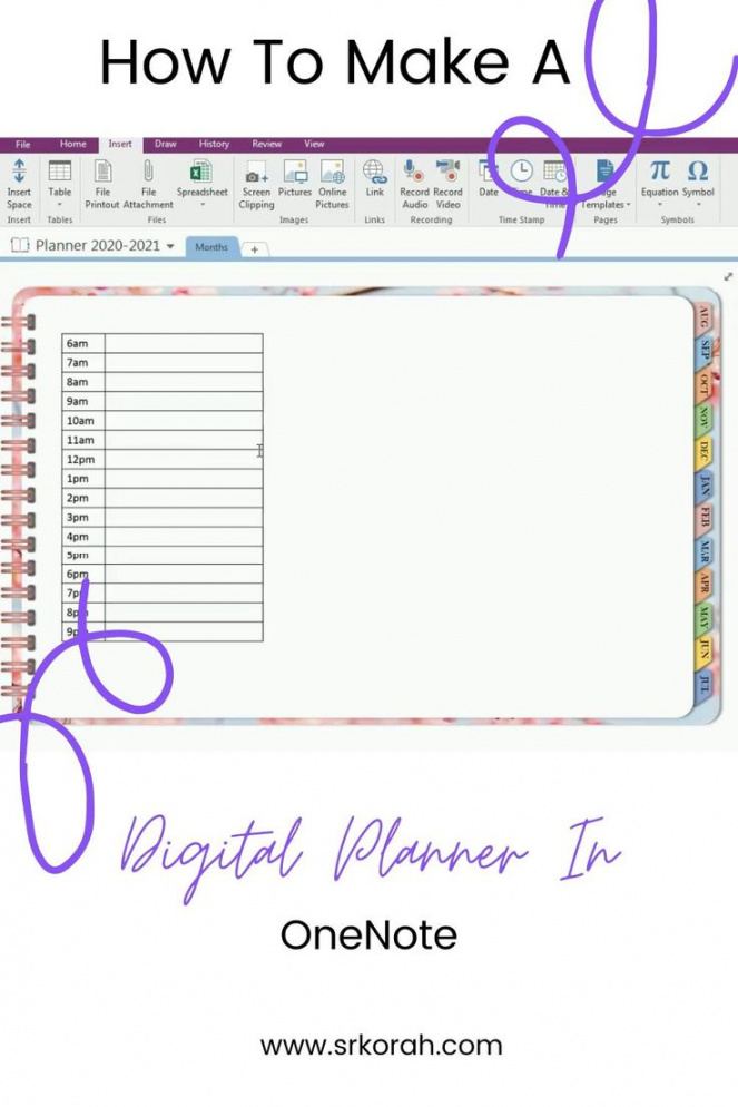 editable onenote digital planner  free tutorial   daily onenote meeting agenda template example