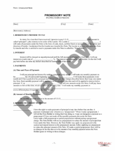 Promissory Note Template Virginia