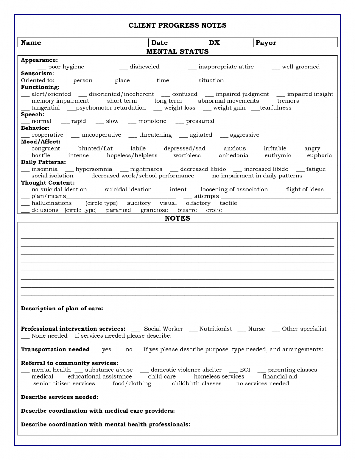 editable pin on business occupational therapy daily note template pdf