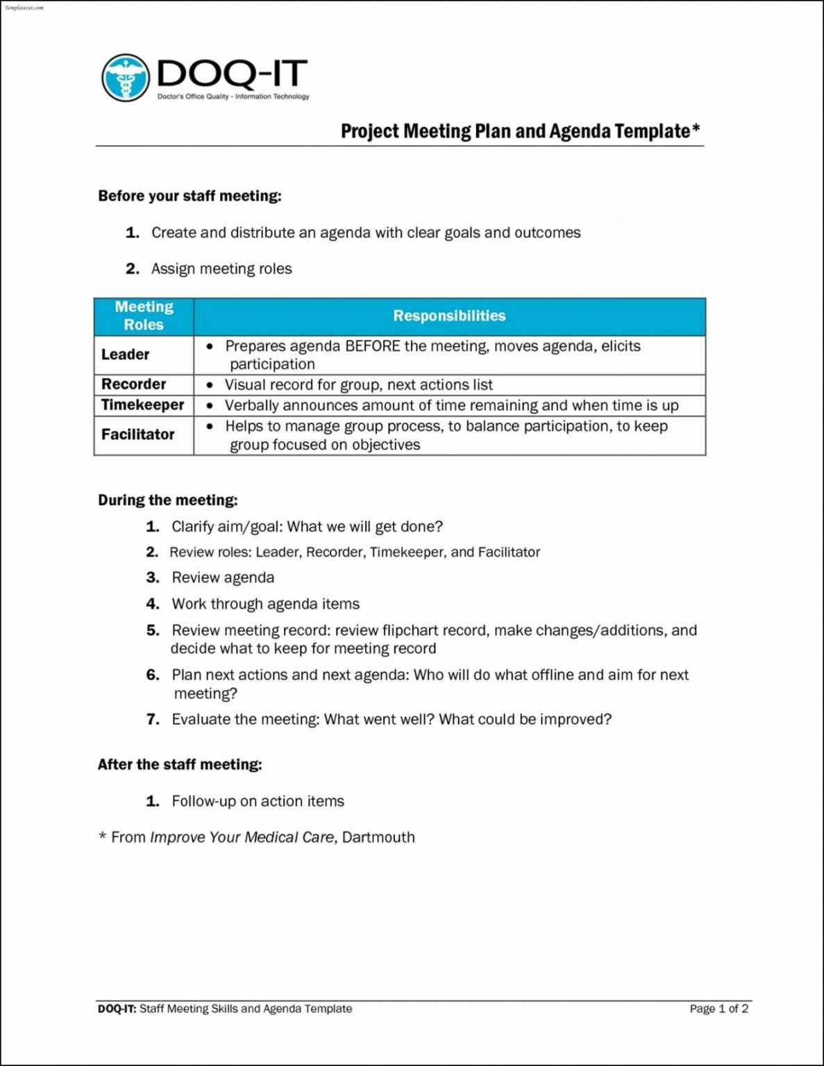 Editable Project Management Meeting Agenda Template Fresh Beste ...