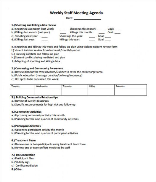 Editable Quarterly Meeting Schedule Template Printable Schedule Teacher