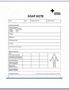 editable soap note template mental health pdf psychiatric soap note template sample