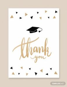free 8 graduation thankyou cards  psd ai  free  premium grad party thank you note template