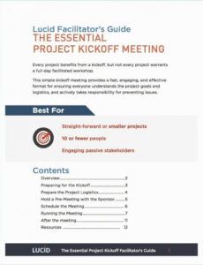 free construction project kickoff meeting agenda template kickoff meeting agenda template word