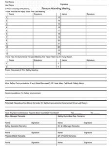 free freemium templates  the best printable blogs!!  page 73 osha safety committee agenda template word