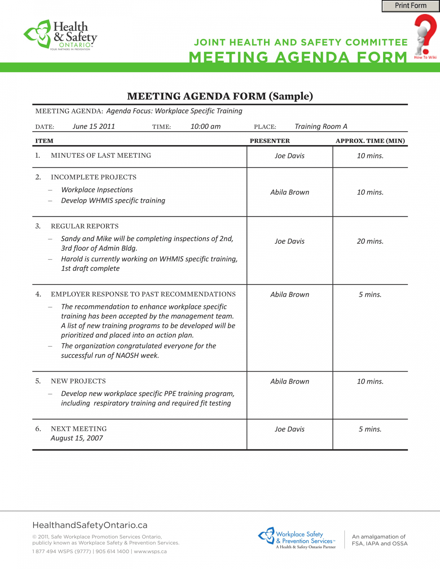 free how to write a meeting agenda template  howtowiki basic meeting agenda template word