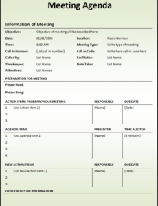 free meeting agenda  free word templates agenda for team meeting template excel