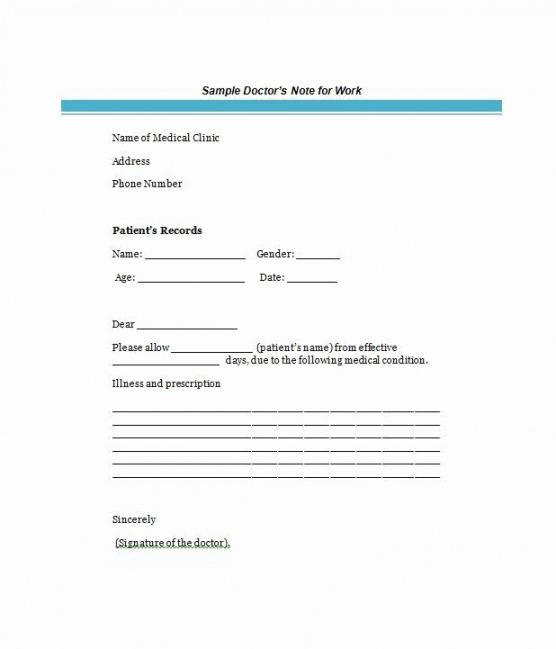 free printable doctors excuse unique 25 free doctor note return to work note from doctor template excel
