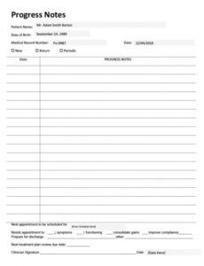 free progress notes 03  notes template case management social mental health progress note template example