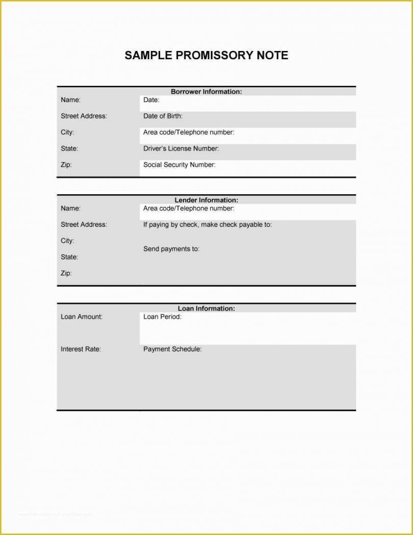 free promissory note template illinois of 43 free promissory note template illinois example