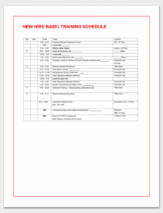 free training agenda template  for word excel  pdf  agenda recruitment meeting agenda template sample