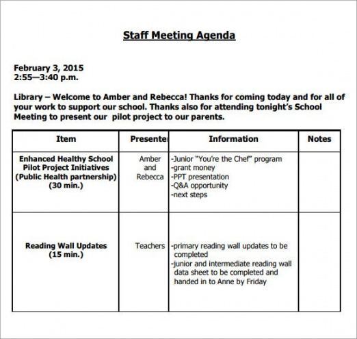 image result for teacher staff meeting agenda template restaurant manager meeting agenda template doc