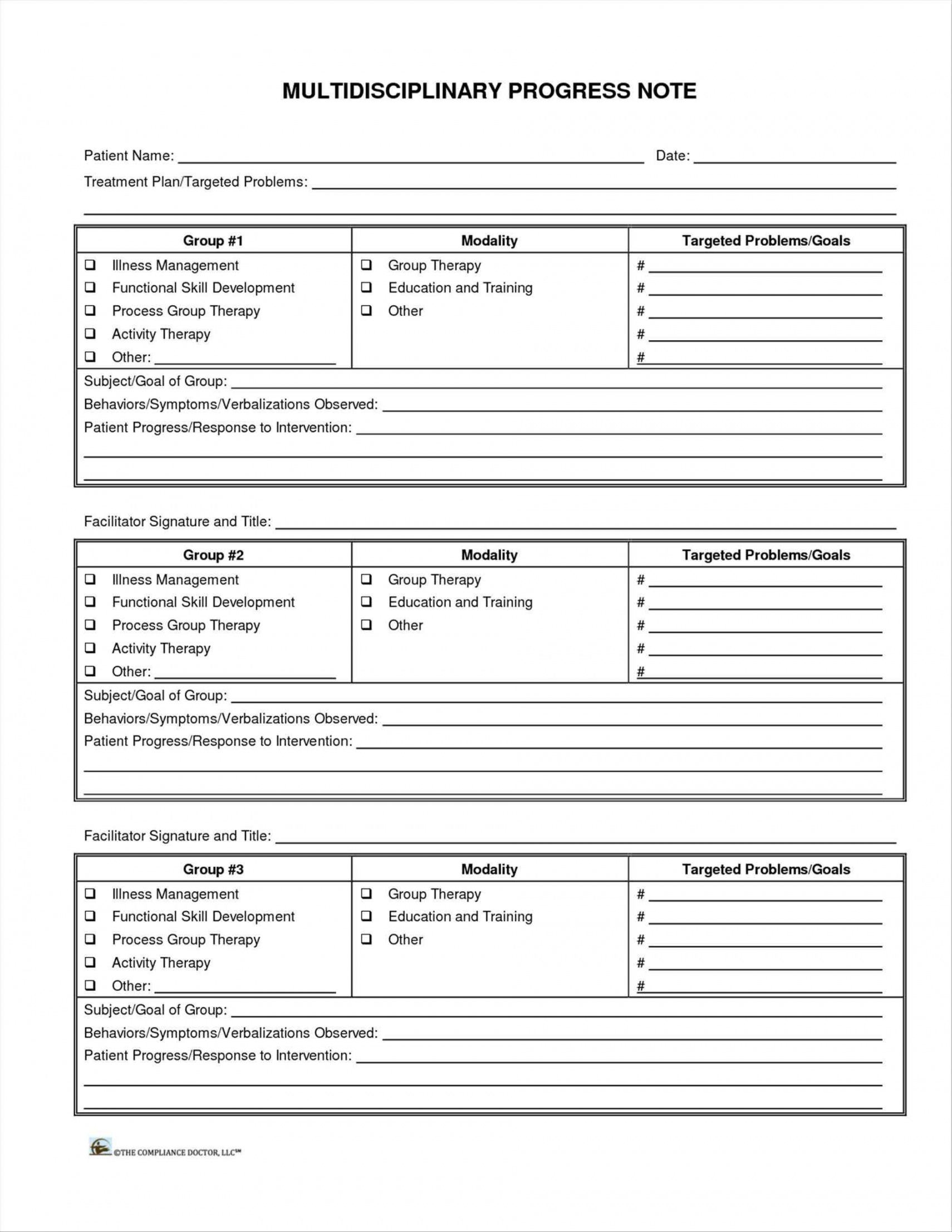 medical progress notes template  simple template design medical progress note template pdf