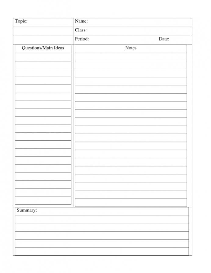 printable 005 note taking template word ideas unforgettable cornell note taking template pages sample