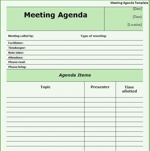 printable free meeting agenda template word  excelonist meeting agenda template samples pdf