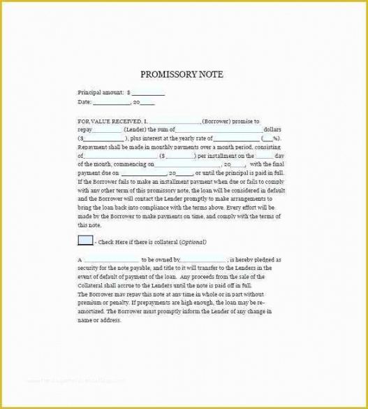 printable free promissory note template georgia of free promissory promissory note template virginia example