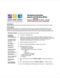 printable marketing meeting agenda template  8 free word pdf strategy meeting agenda template
