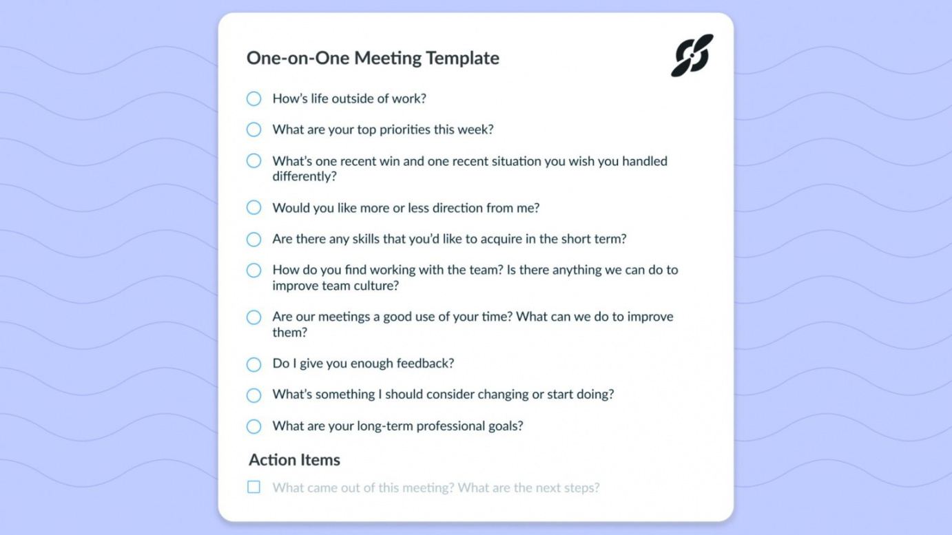 printable printable one on one meeting template top 10 questions supervisors meeting agenda template