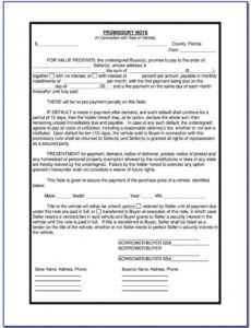 printable promissory note california form free promissory note secured by deed of trust template excel