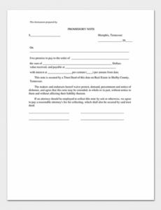 printable promissory note template  20 free for word pdf promissory note template minnesota excel