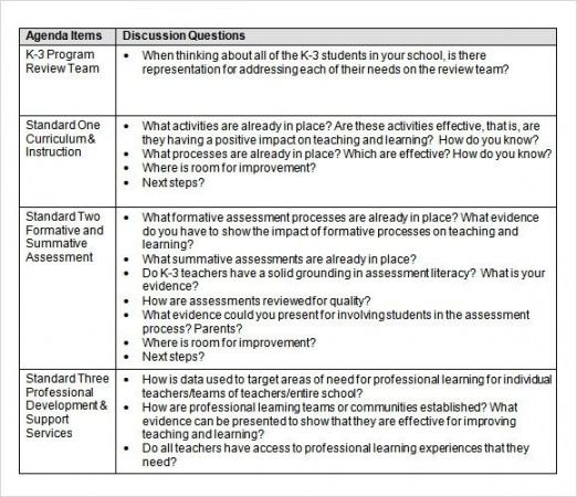 printable quality training course agenda template in 2021  agenda quality meeting agenda template example