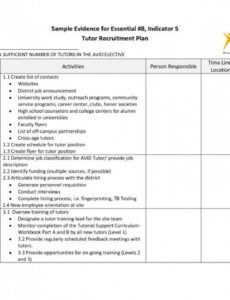 printable recruitment plan templates  template business recruitment meeting agenda template sample