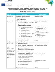 printable stakeholders online workshop session  interreg europe stakeholder meeting agenda template word