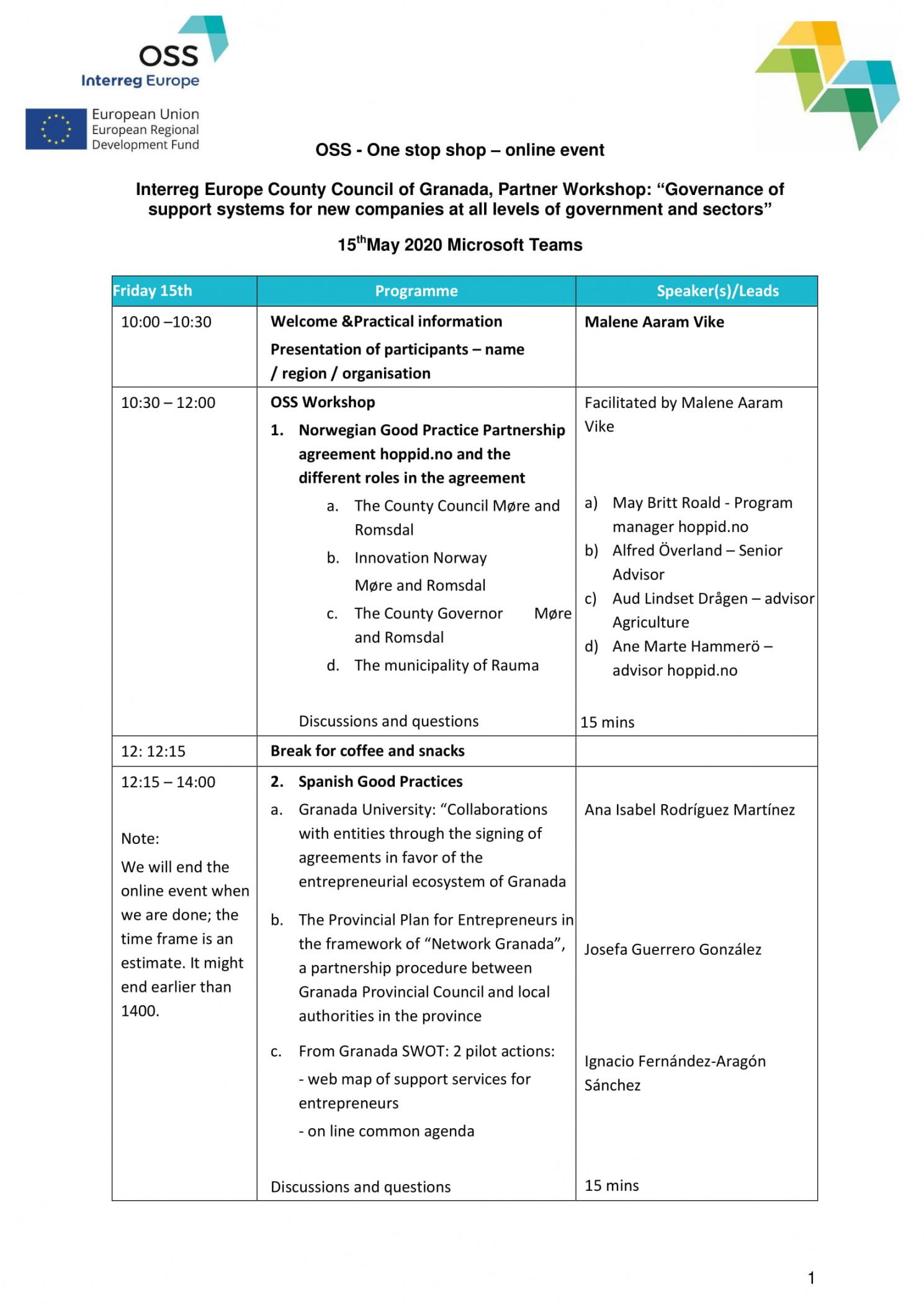 printable stakeholders online workshop session  interreg europe stakeholder meeting agenda template word
