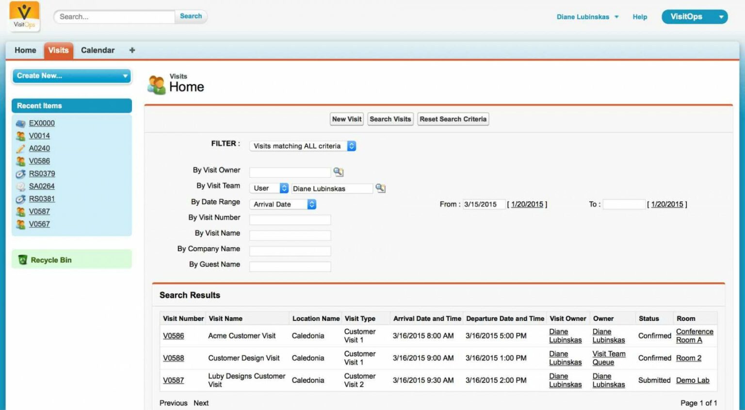 customer visit planner template