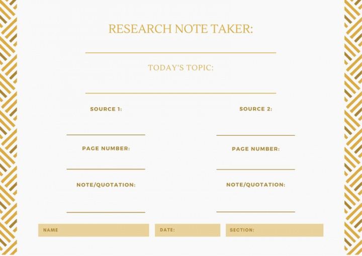 research note taking template  classles democracy research note taking template