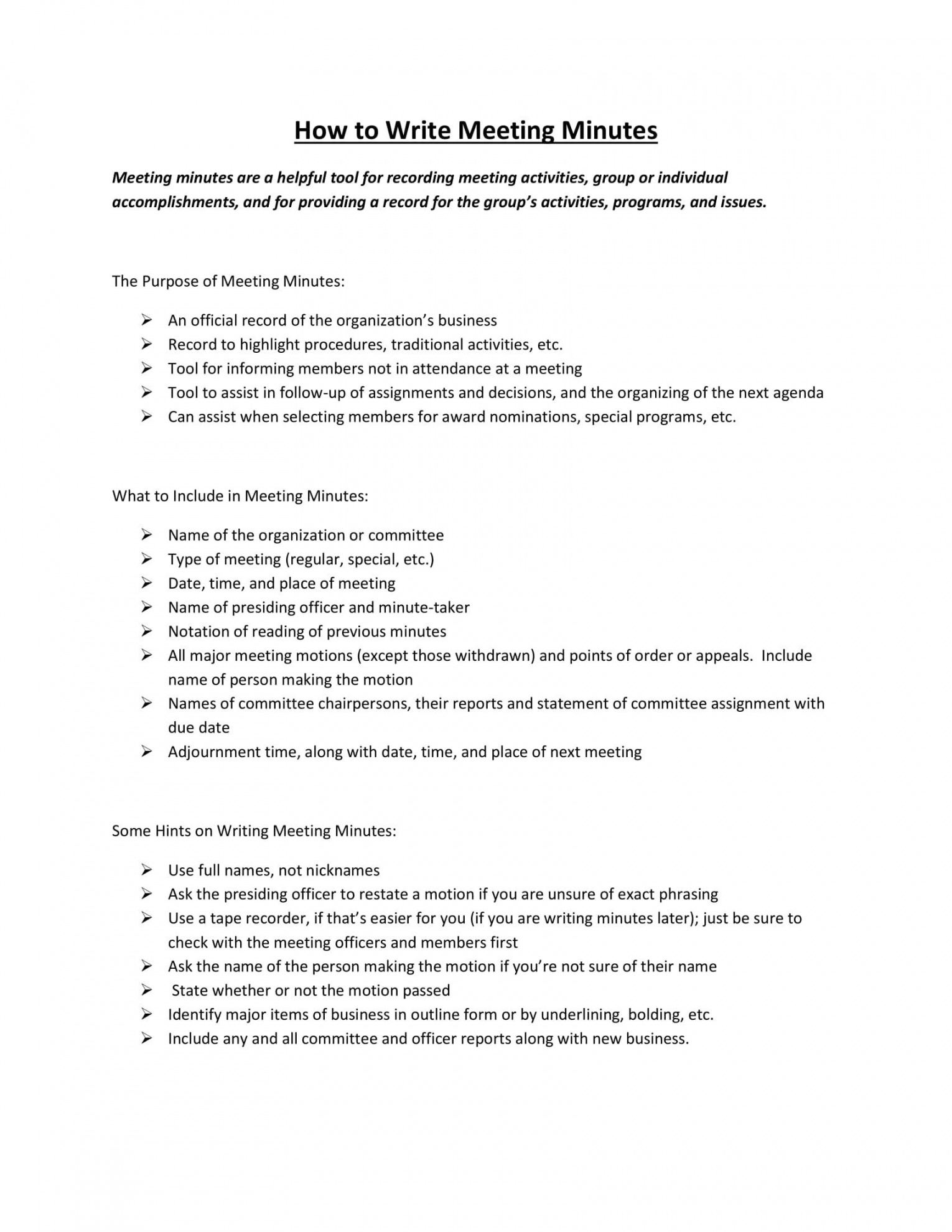 sample 17 professional meeting minutes templates  pdf word professional note taking template